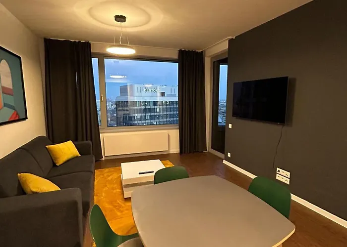 Διαμέρισμα Sky Park Tower 1, 22 Level, Downtown Centrum, Adress In Town, Parking Included *